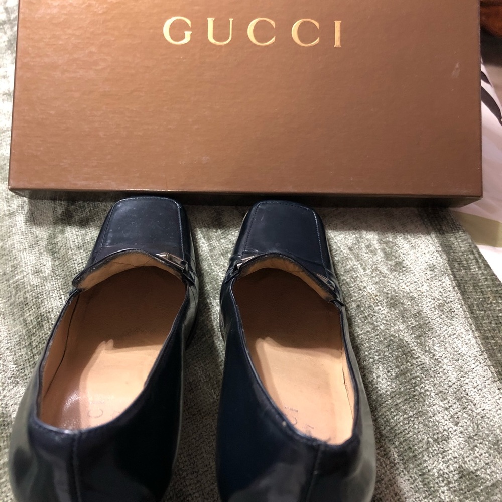 Gucci loafer heels